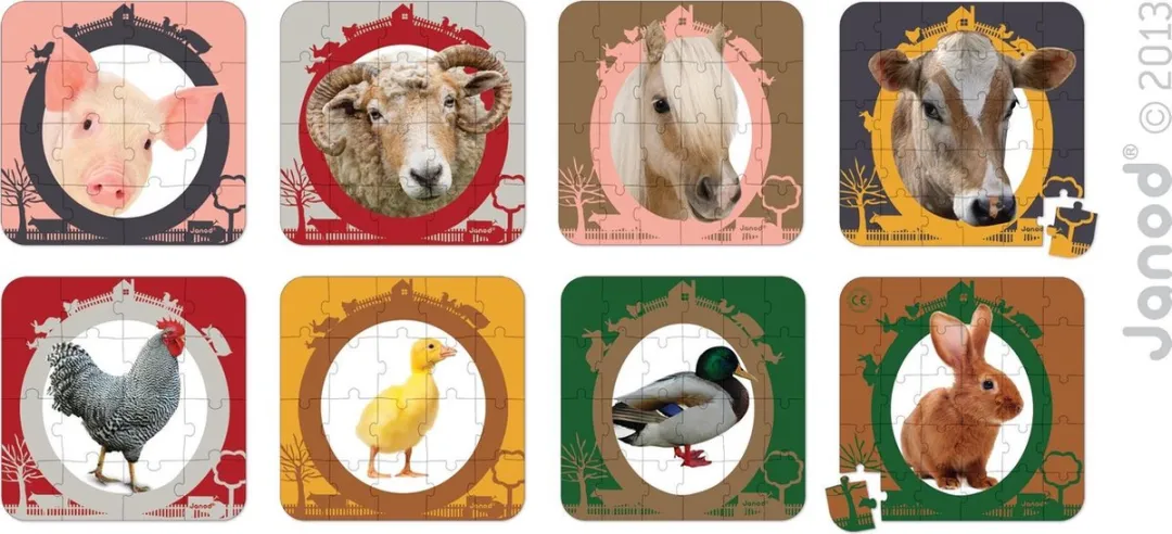 Janod Lovely Puzzel - Boerderij