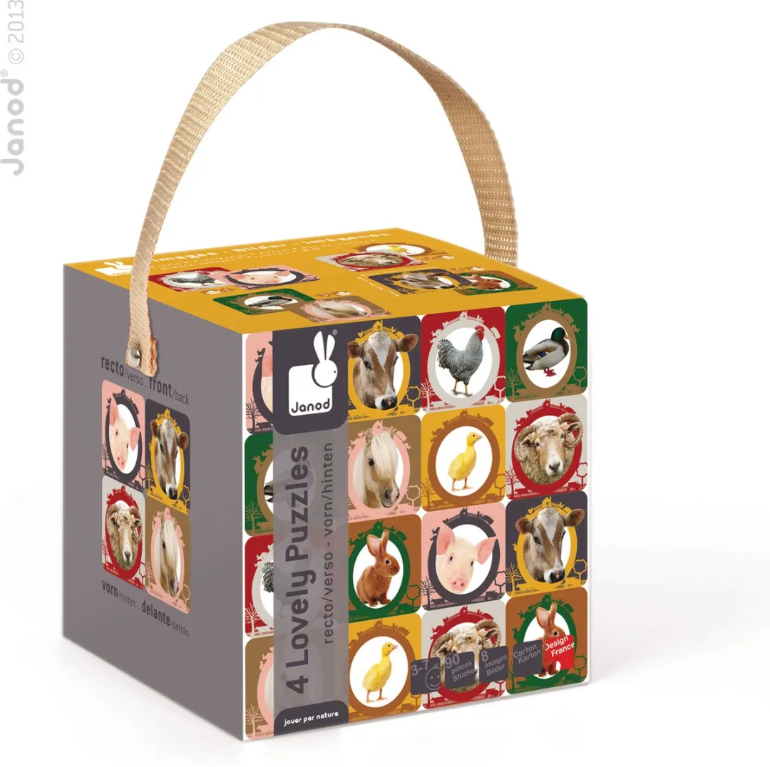 Janod Lovely Puzzel - Boerderij