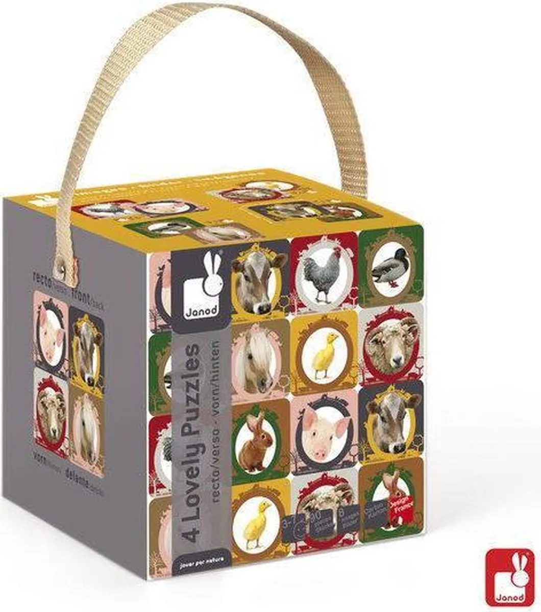 Janod Lovely Puzzel - Boerderij