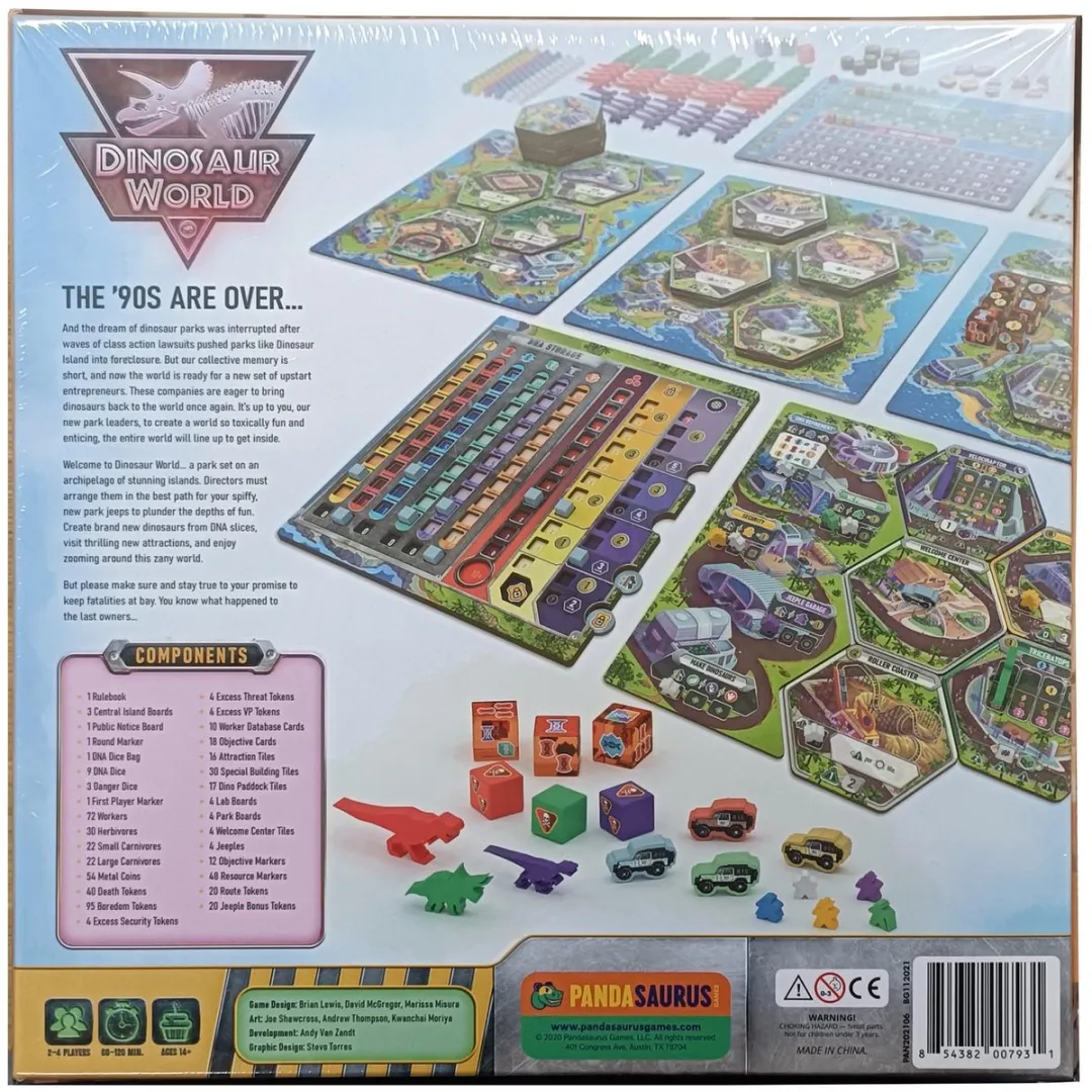 Pandasaurus Games Dinosaur World Bordspel - Multicolor