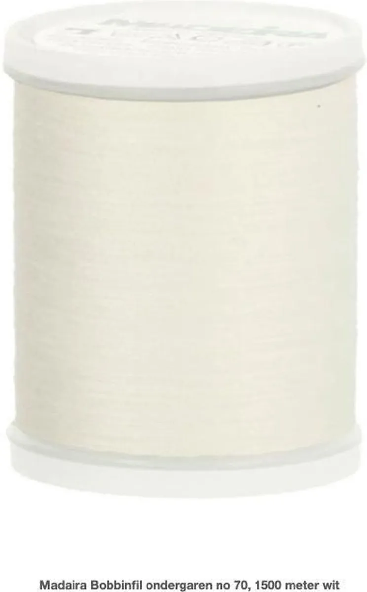 Madeira Bobbinfil Ondergaar nr. 70 Wit 1500m