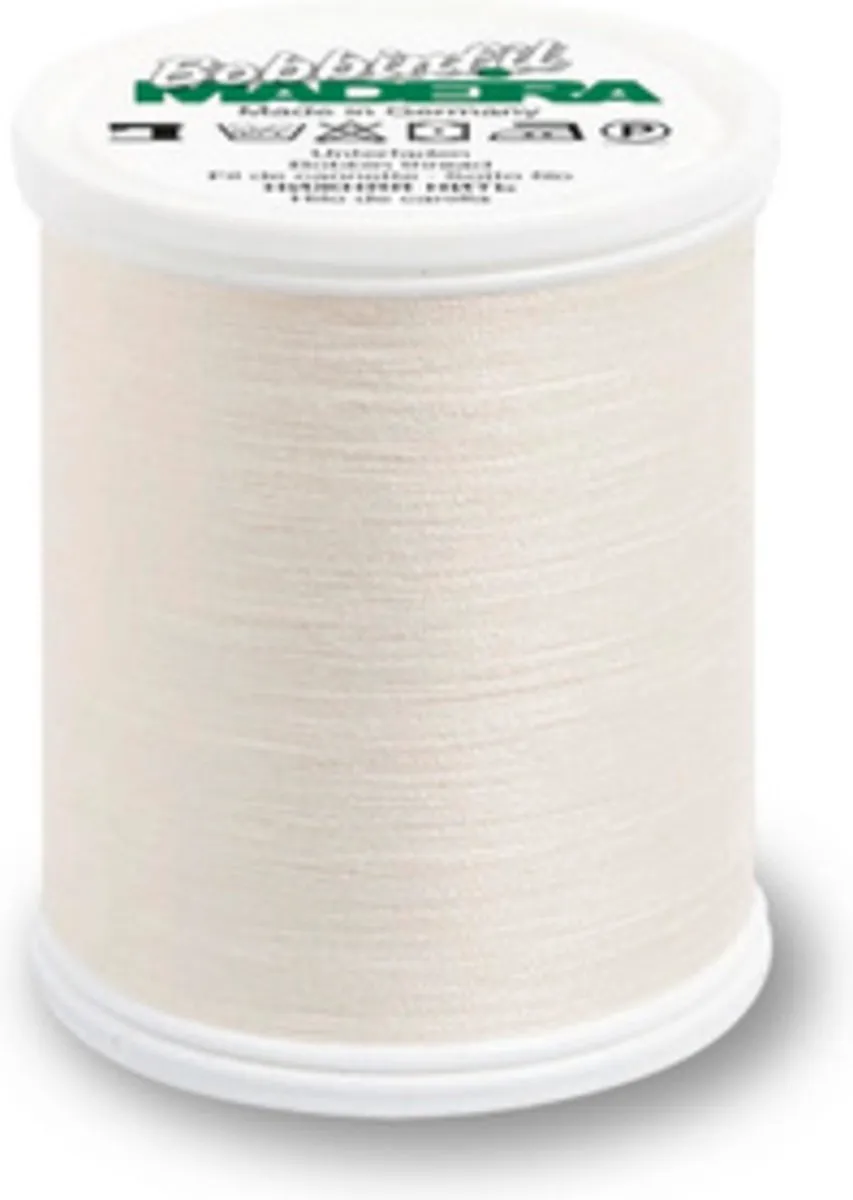 Madeira Bobbinfil Ondergaar nr. 70 Wit 1500m