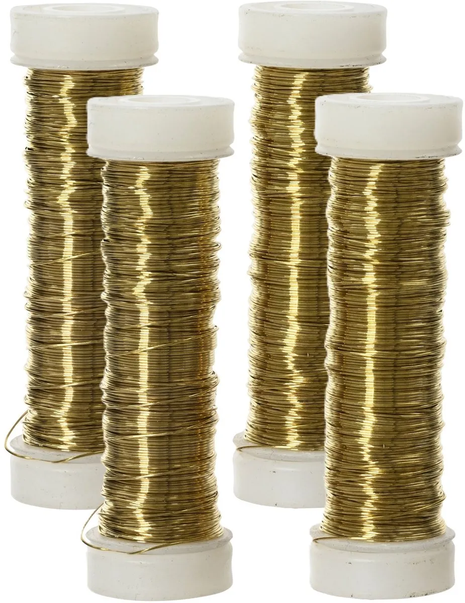 Decoris Binddraad Goud 30m x 0,3mm