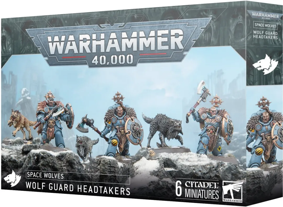 Warhammer 40K Space Wolves Wolf Guard Headtakers 53-29