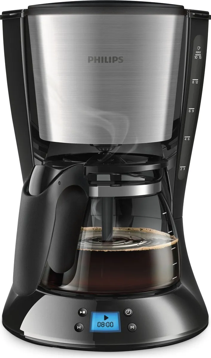 Philips Daily HD7459/20 Koffiezetapparaat - 1.2L - 15 Kopjes - Zwart - afbeelding 6 van 6