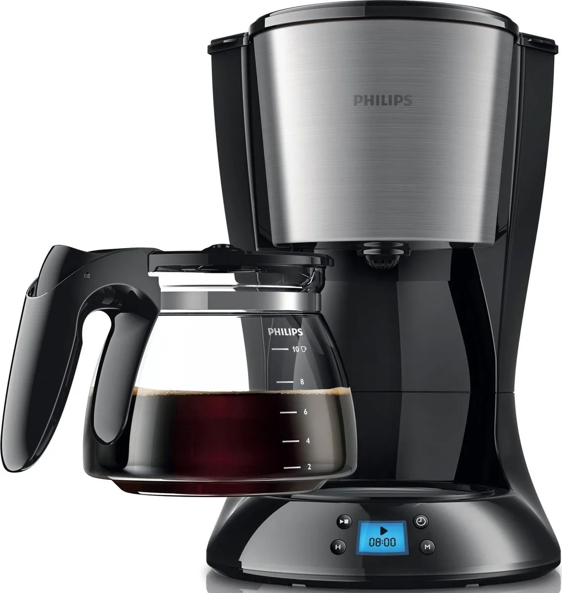 Philips Daily HD7459/20 Koffiezetapparaat - 1.2L - 15 Kopjes - Zwart