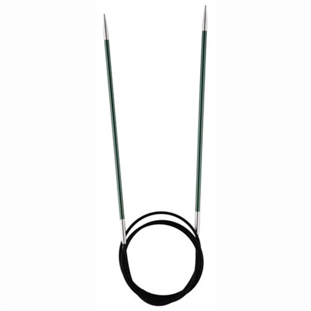 KnitPro Zing Rondbreinaalden 60cm 3.00mm - Groen