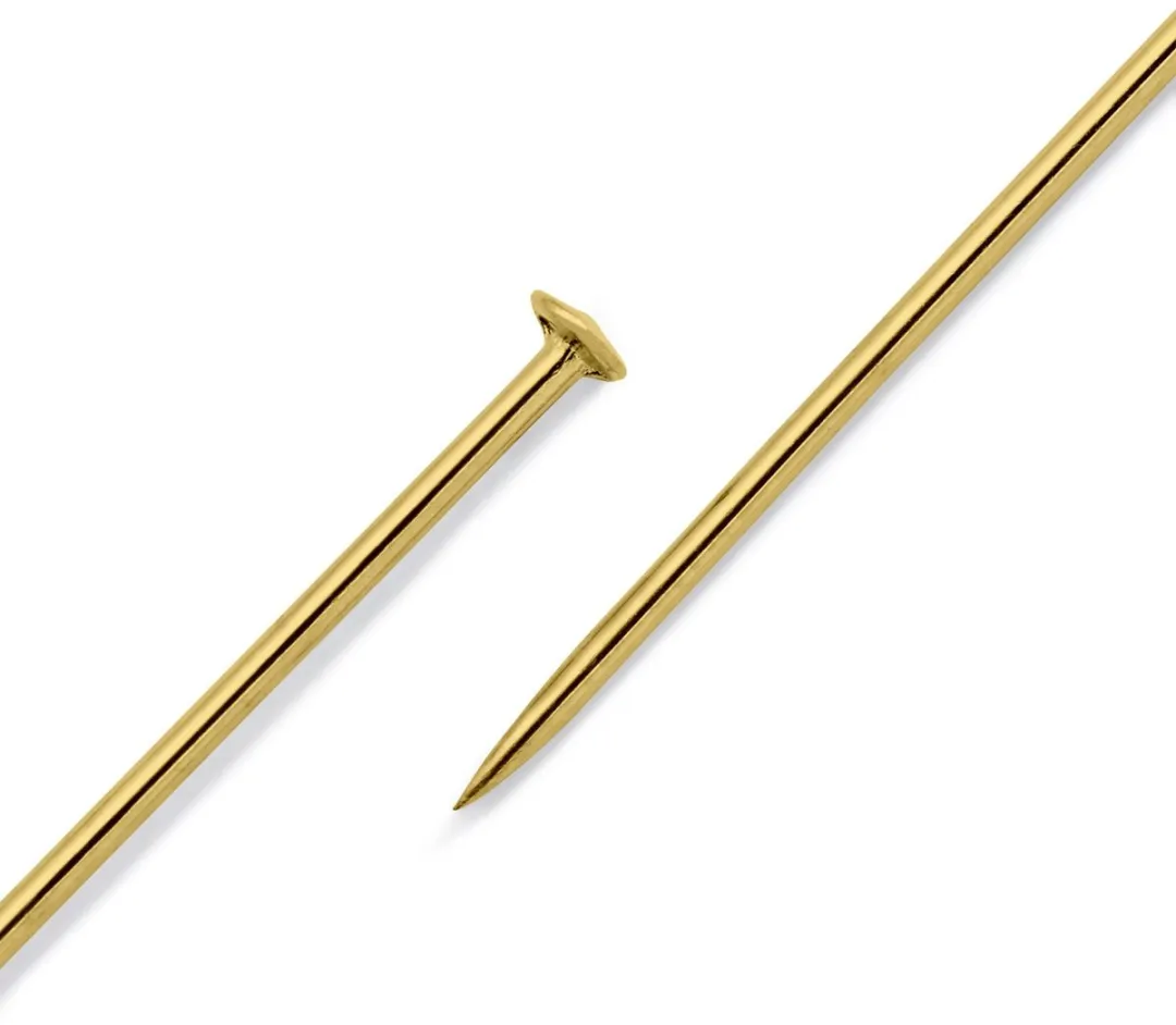 Prym Kopspelden 100 Stuks - messing RVS 26mm x 0,65mm