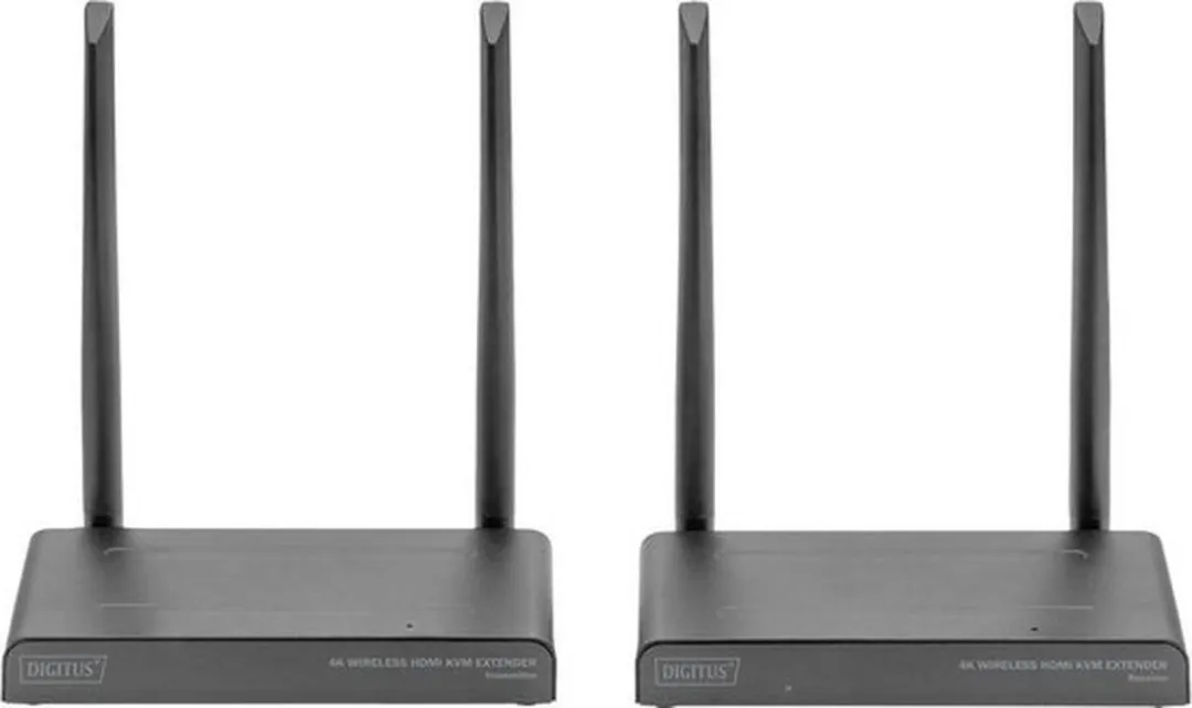 Digitus DS-55328 Draadloze HDMI-set 150m - 4K Multi Viewer - Zwart