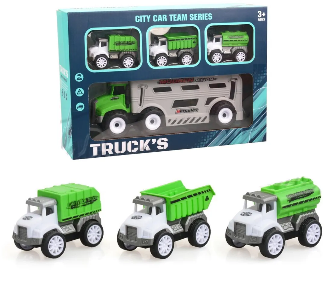 YJ Toys Transport Truck City Car Series 4in1
