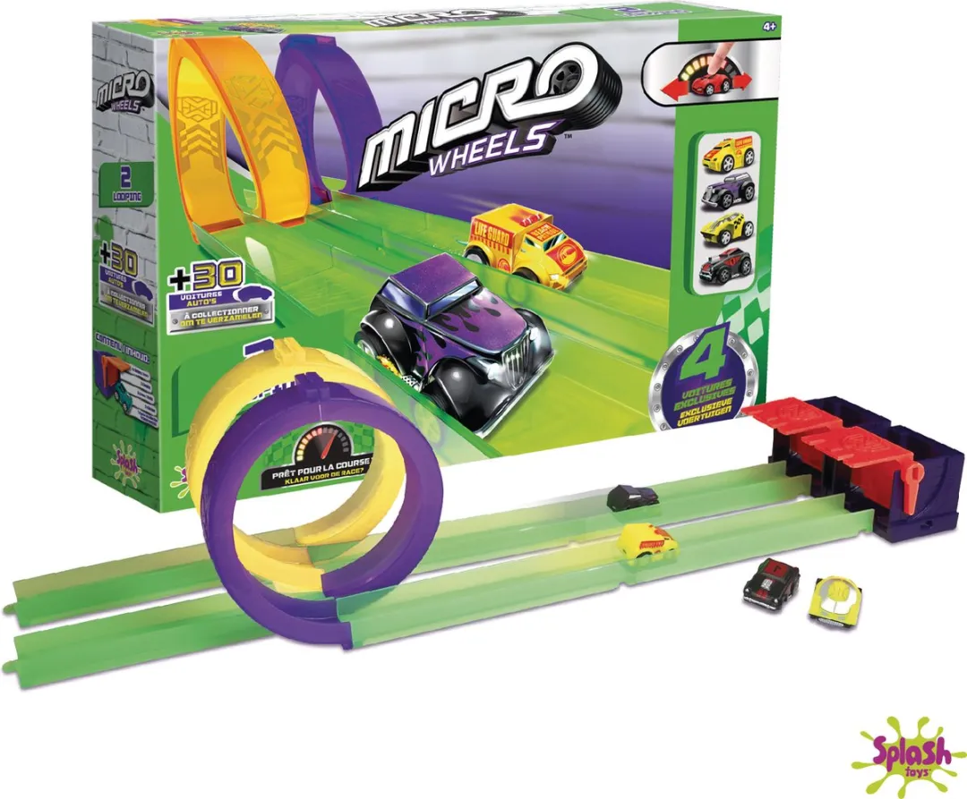 Splash Toys Micro Wheels Racebaanset 325395 - Meerkleurig - afbeelding 6 van 6