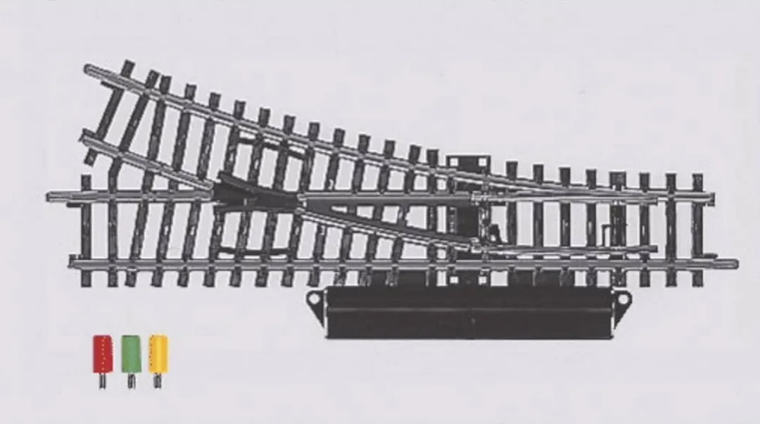 Märklin H0 K-rails Wissel Rechts 2263 - 2 Stuks
