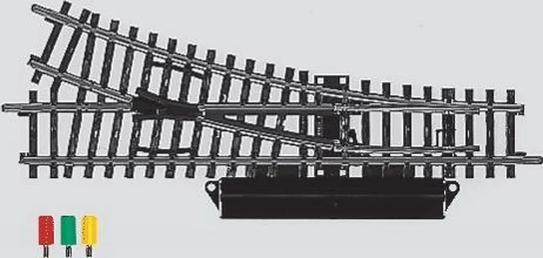 Märklin H0 K-rails Wissel Rechts 2263