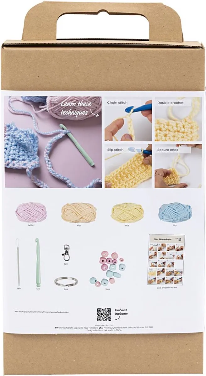Creativ Company Starter Hobbyset Haken & Tassen - Multikleurig
