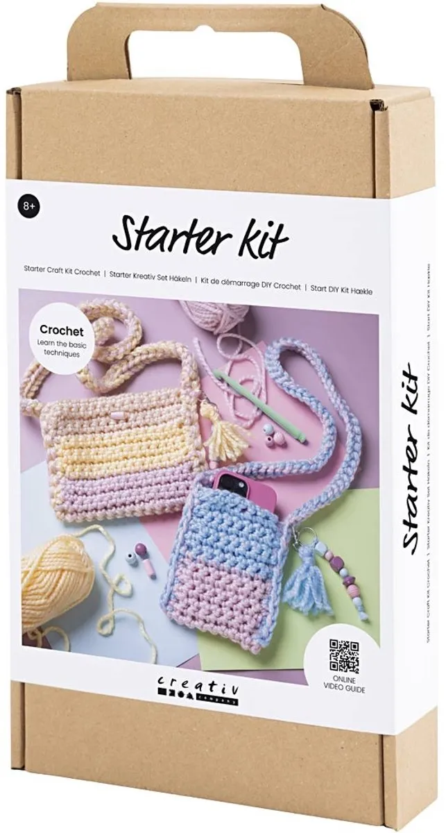 Creativ Company Starter Hobbyset Haken & Tassen - Multikleurig