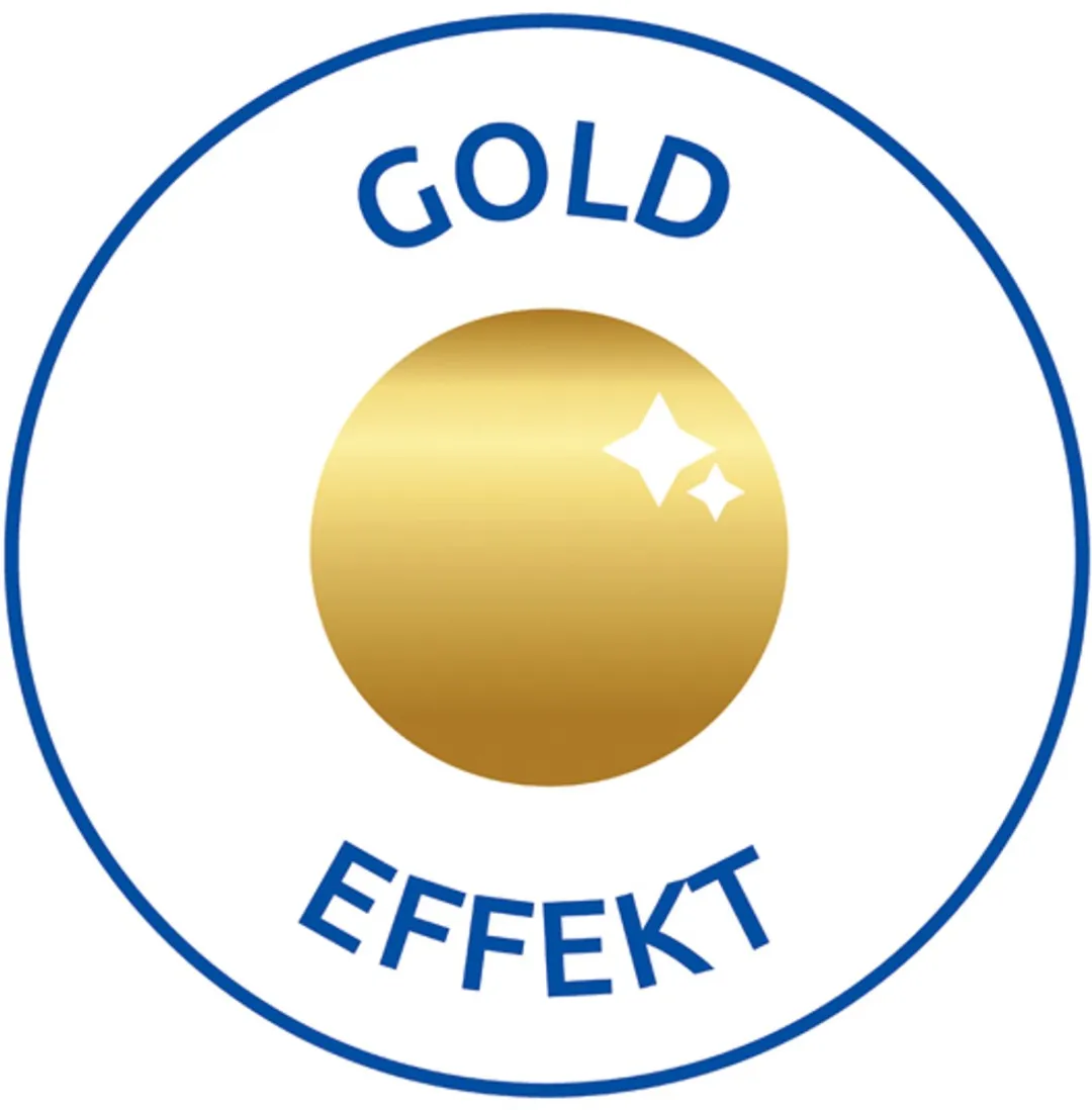 Avery 52622 Rechthoekig Goud/Wit Etiket - 6 Stuks