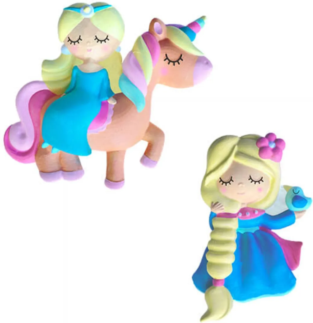 Eurekakids Unicorn DIY Koelkastmagneten - 6 Stuks