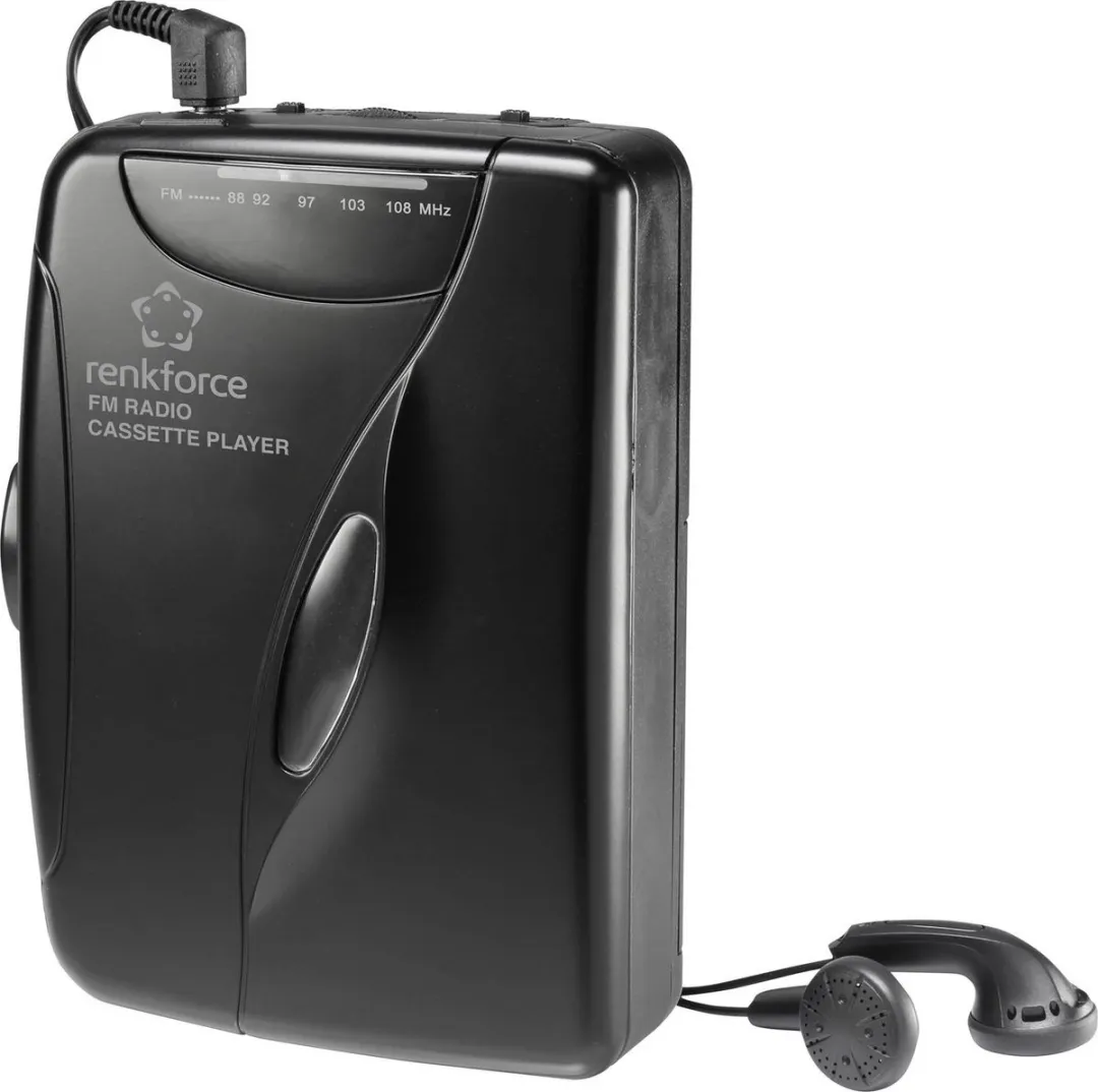 Renkforce RF-CP-150 Draagbare Cassettespeler - Zwart