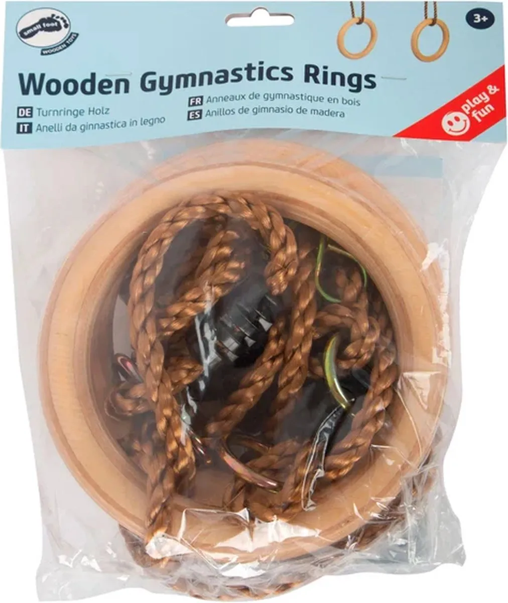 Small Foot Houten Gymnastiek Ringen - Naturel