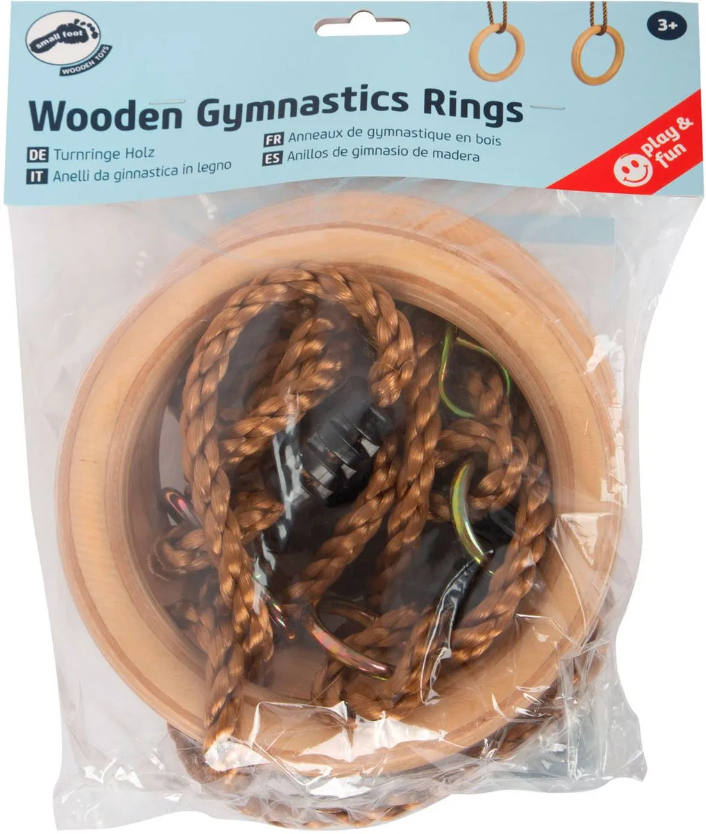 Small Foot Houten Gymnastiek Ringen - Naturel