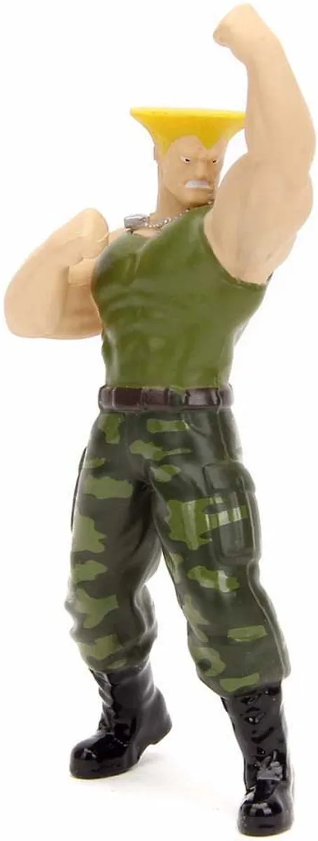 JADA TOYS Street Fighter 1956 Ford pick-up met Guile figuur Kant-en-klaar model Personenauto (model)