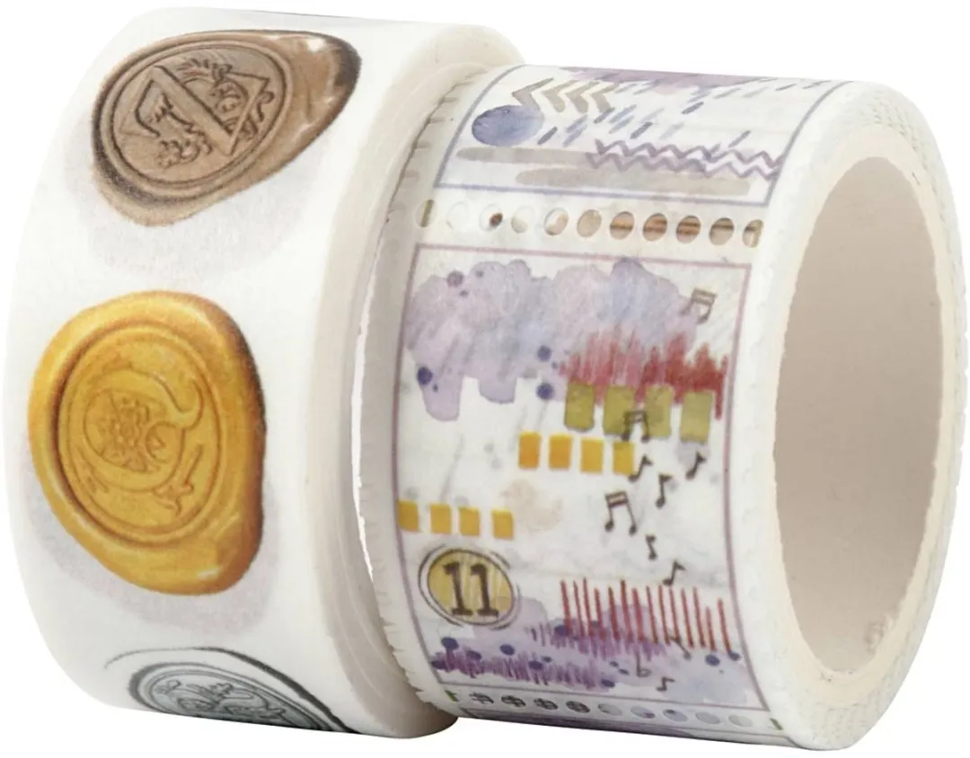 Creativ Company Masking Tape Multi-kleur 20mm & 25mm - 8m per rol