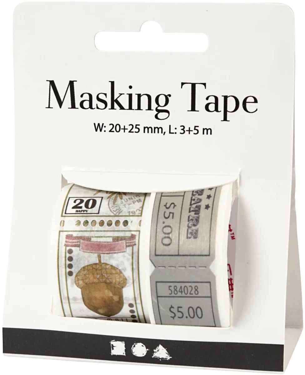 Creativ Company Masking Tape Multi-kleur 20mm & 25mm
