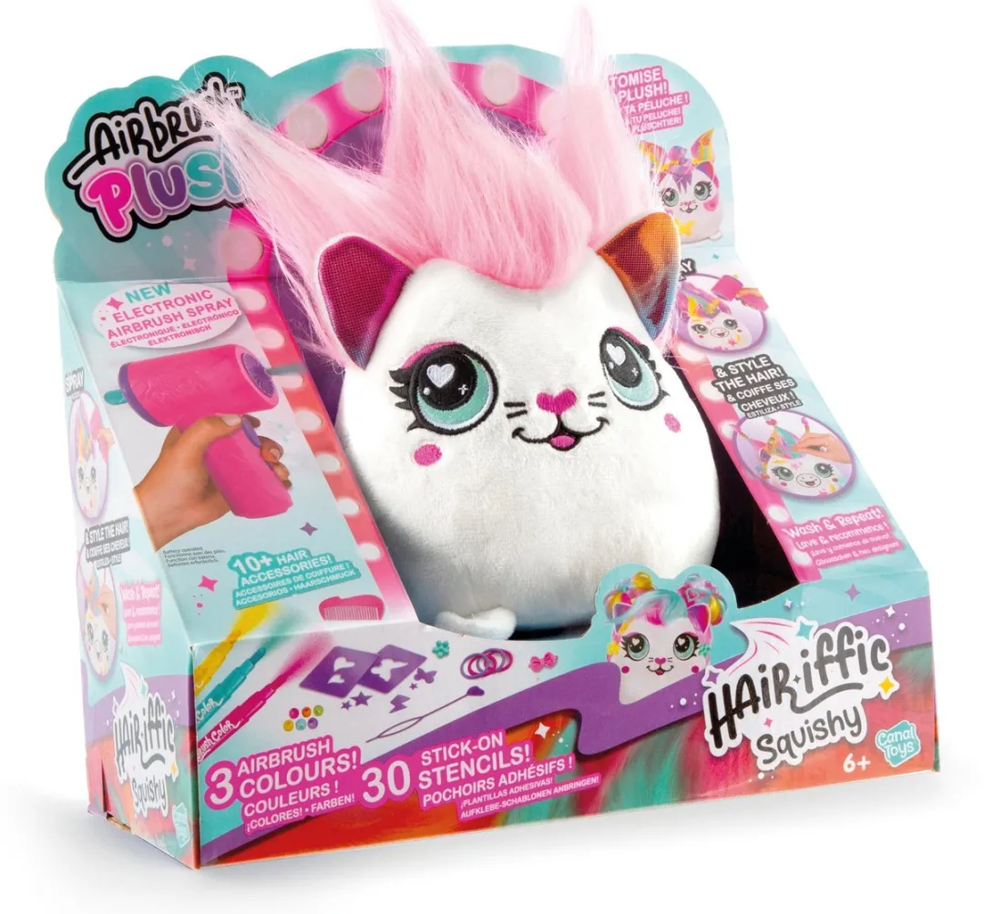 Canal Toys Airbrush Plush Squishy Hair'iffic