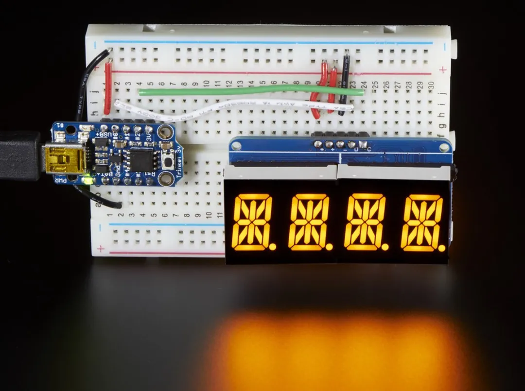 Adafruit Quad Alphanumeric Display 2158