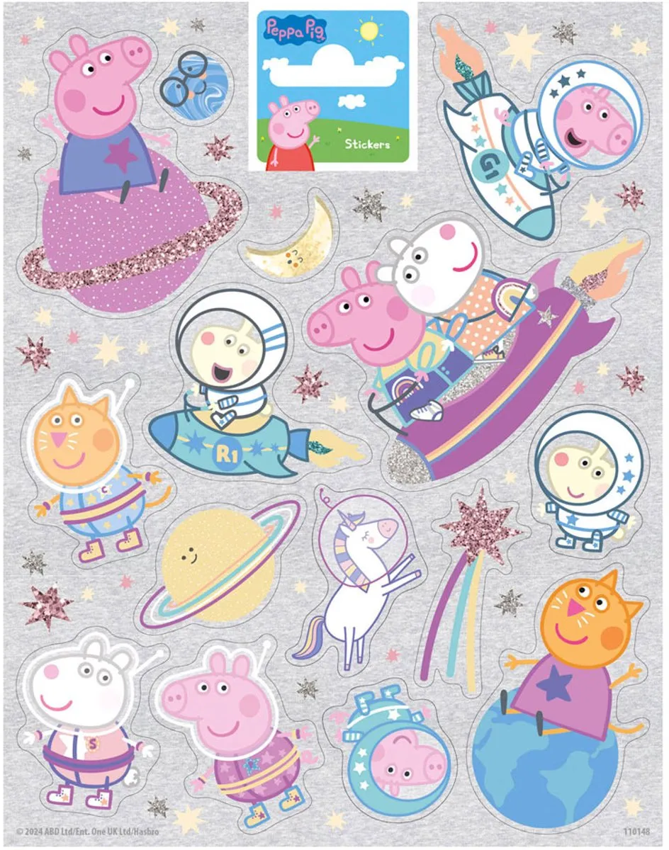 Stickervel Groot Peppa Pig