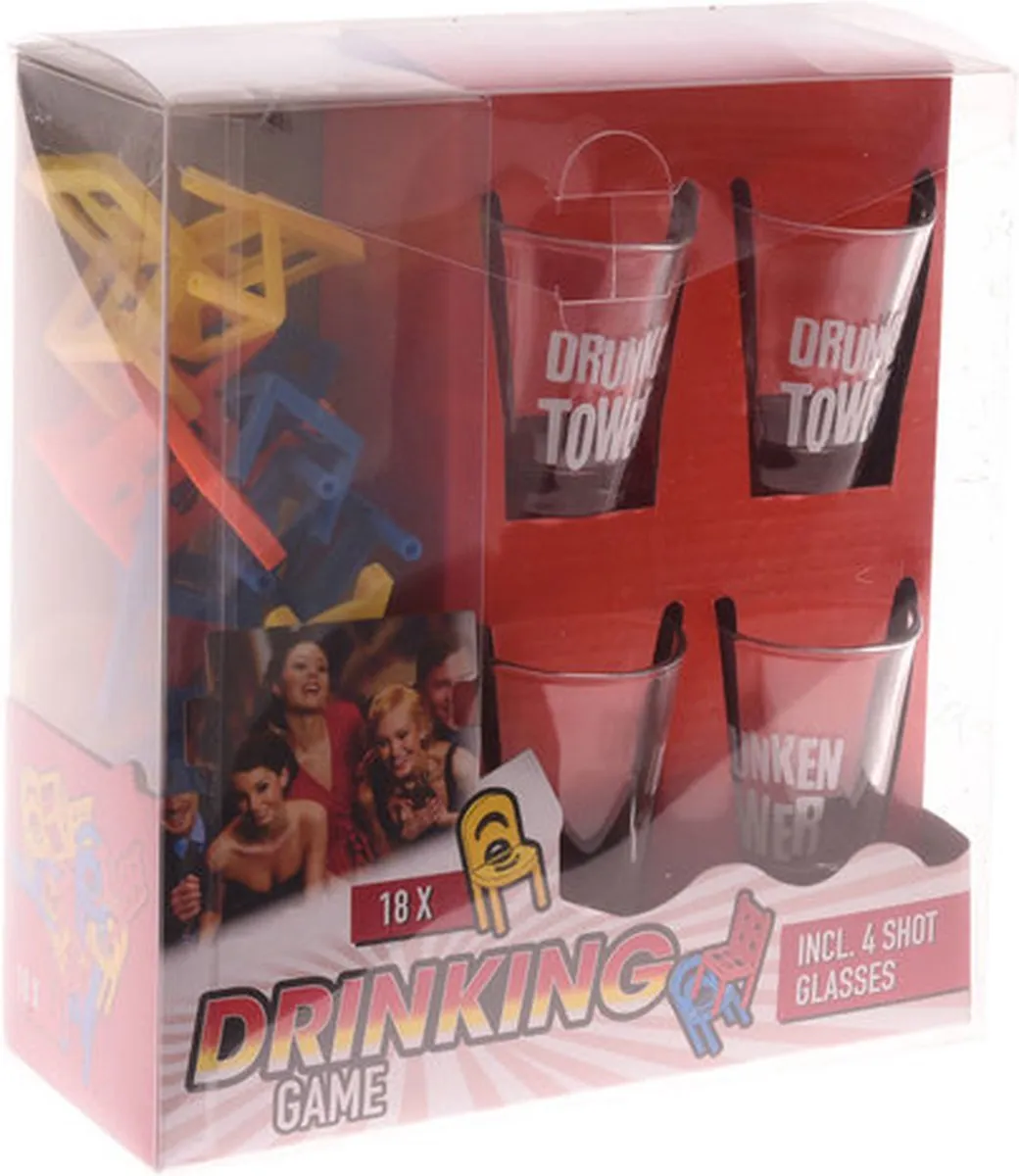 Tender Toys Stoelen Stapelen Drankspel