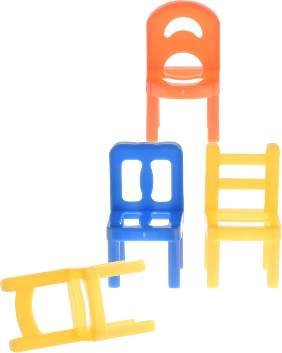 Tender Toys Stoelen Stapelen Drankspel - 22-delig