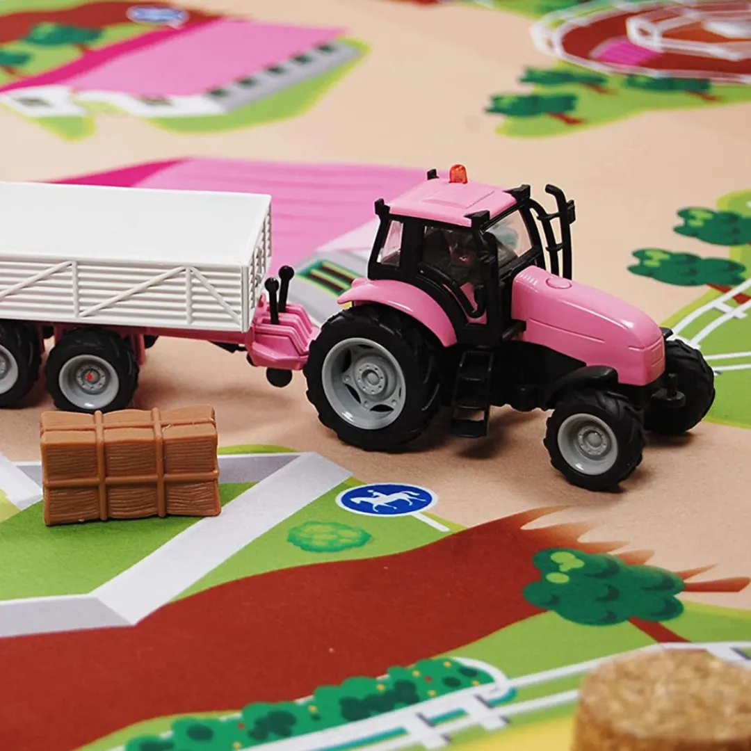 Kids Globe Speelkleed Paarden Manege XXL - Bruin