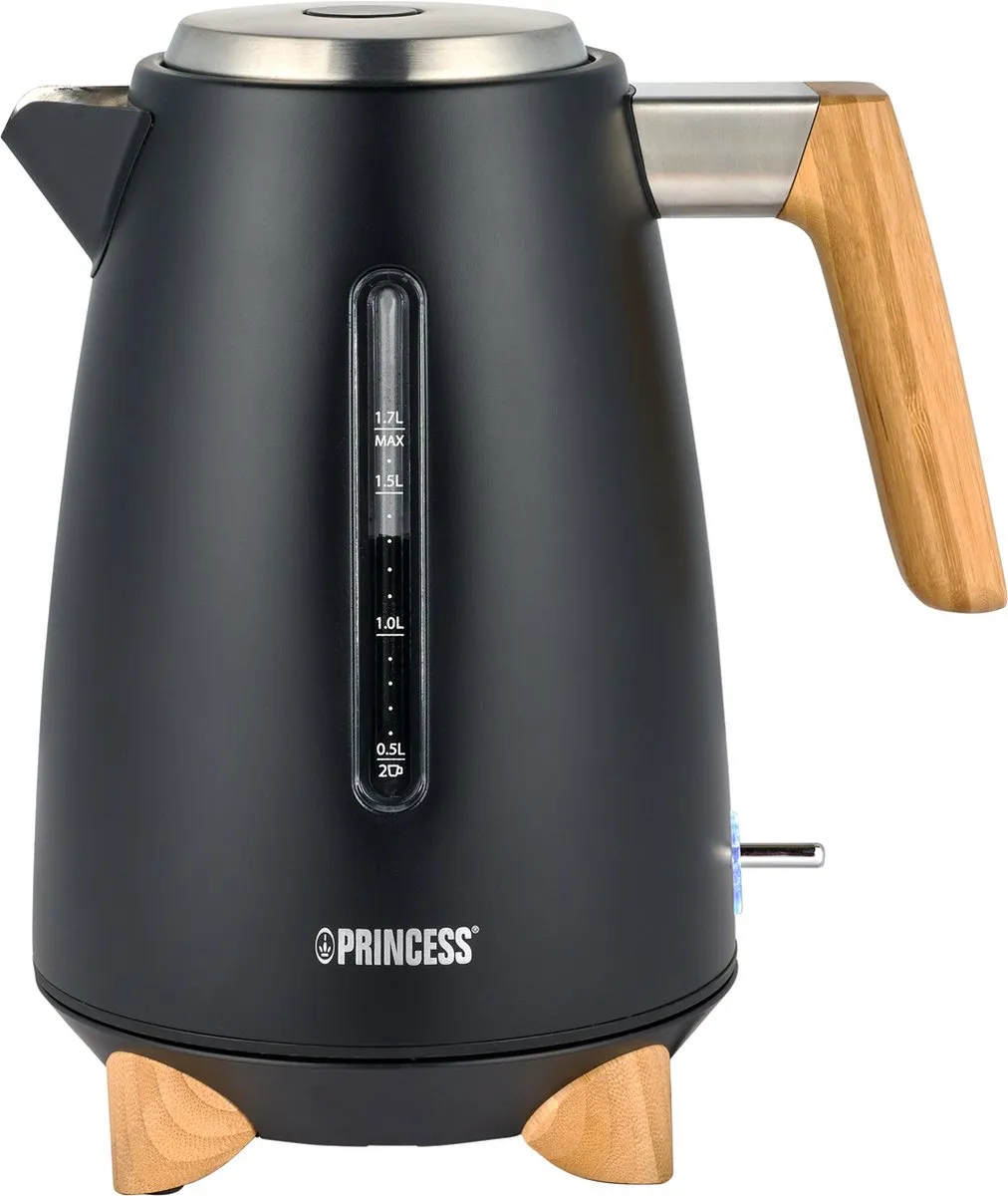 Princess Waterkoker Pure 236061 1.7L - 3000W - Zwart