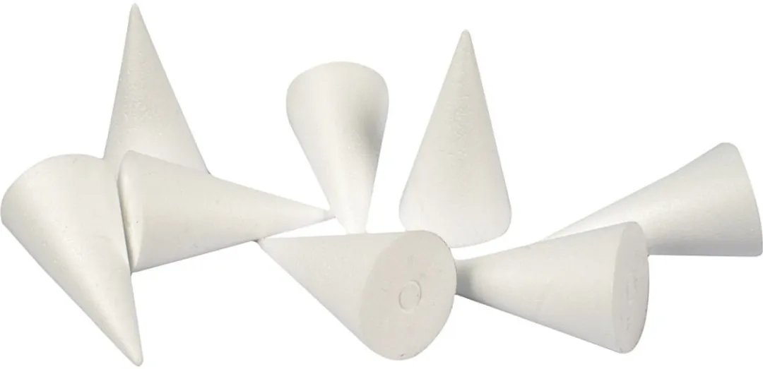 Creativ Company Styropor Kegels 11cm