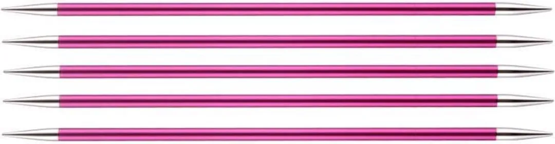 KnitPro Zing Sokkennaalden 5.00mm - 20cm - 5 Stuks - Roze