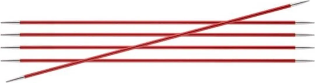 KnitPro Zing Sokkennaalden 5.00mm - 20cm - 5 Stuks - Roze