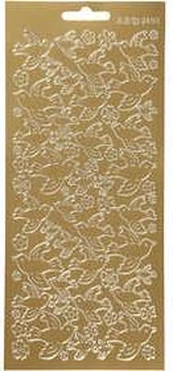 Creativ Company Goud Jubileum Stickers 10x23cm