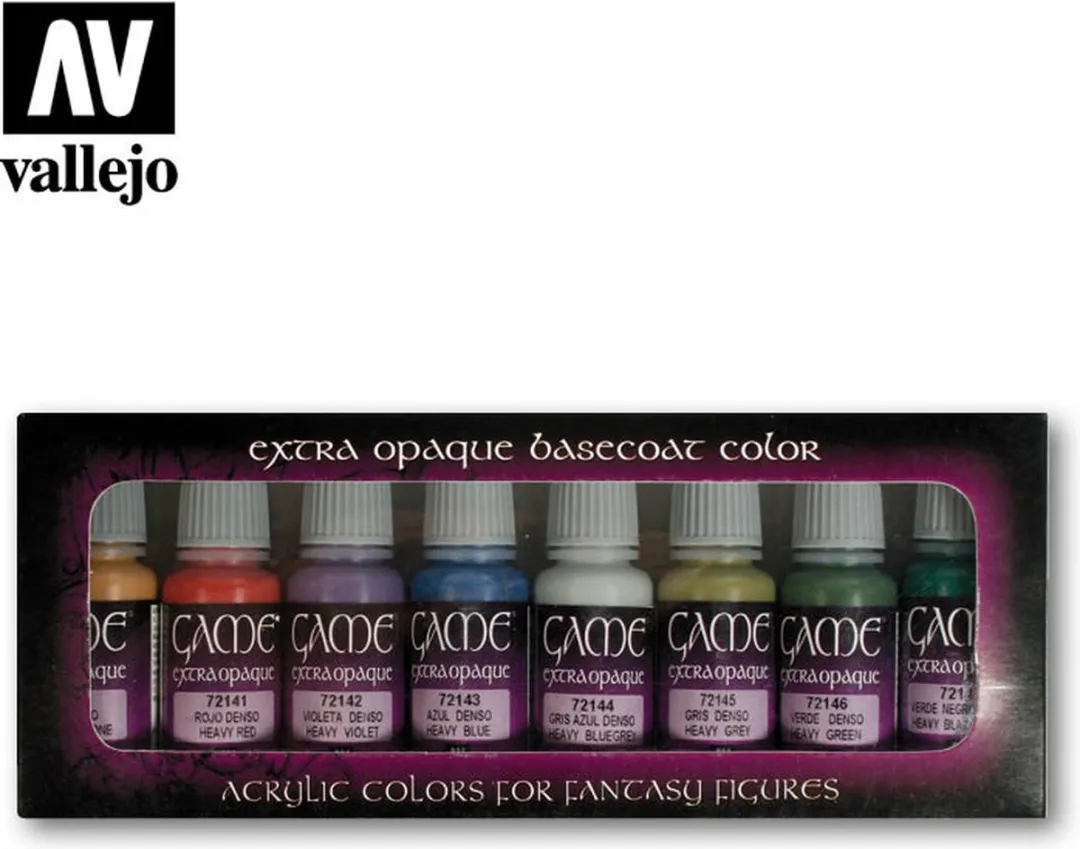 Vallejo Game Color Extra Opaque Set 8x17ml