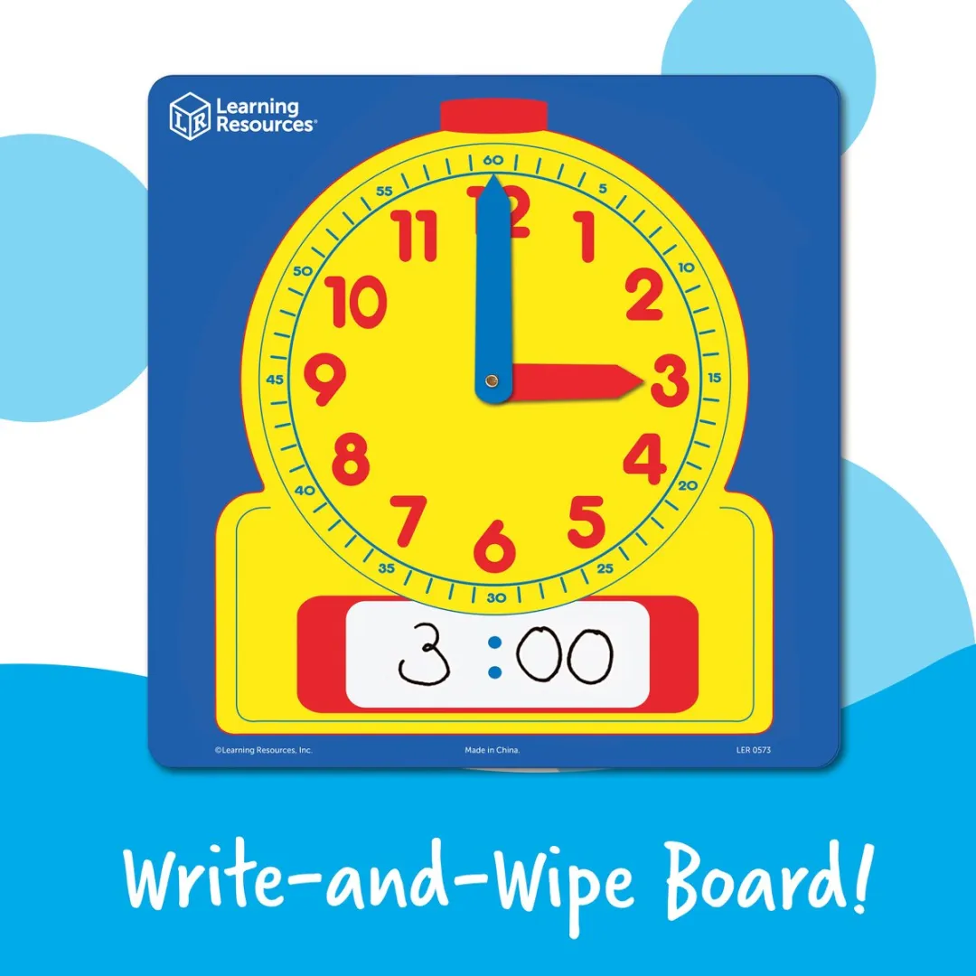 Learning Resources Schrijf & Wis Klok LER0573