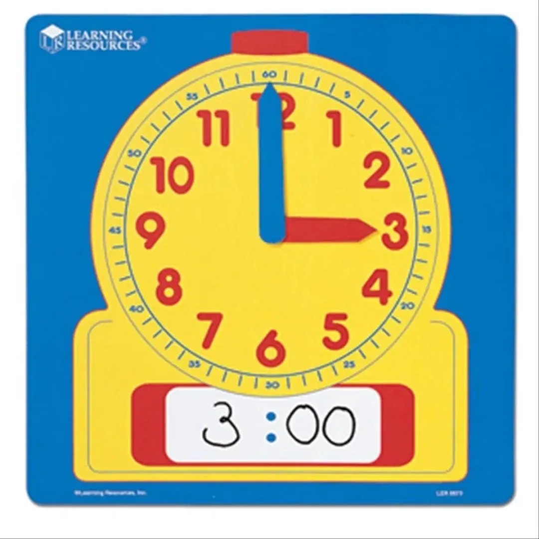 Learning Resources Schrijf & Wis Klok LER0573