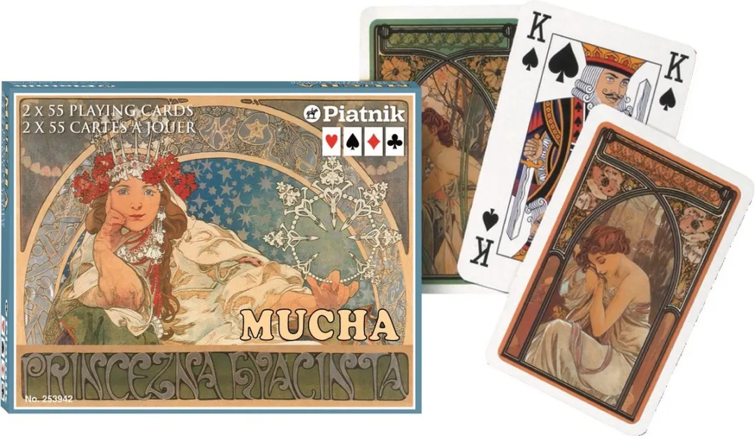 Piatnik Mucha Hyacinta Speelkaarten 900189