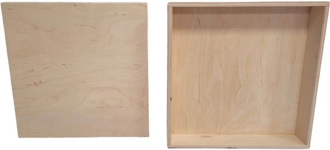 Alexander Toys Houten Speelbak 25x25x5cm - Multicolor