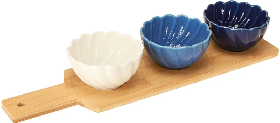 Kaemingk Tapasset met keramiekkommen