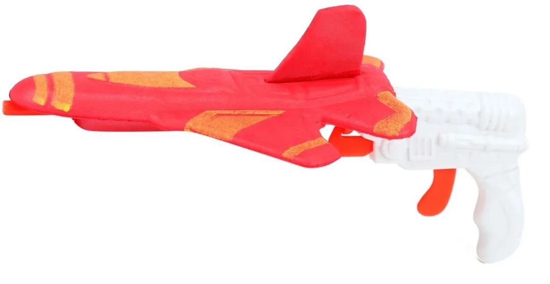 Toi-Toys Play Out Afschiet Foam Vliegtuigje - Multi kleuren