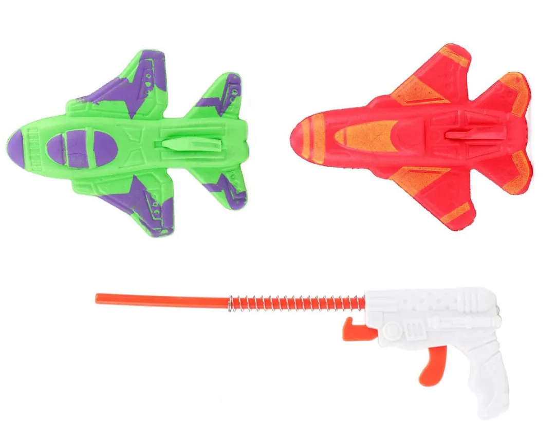 Toi-Toys Play Out Afschiet Foam Vliegtuigje