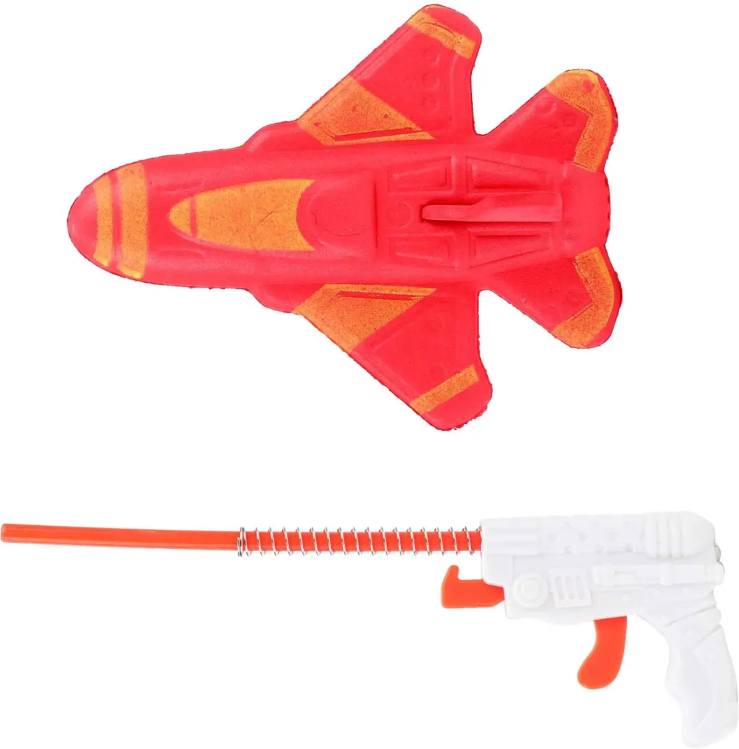 Toi-Toys Play Out Afschiet Foam Vliegtuigje - Multi kleuren