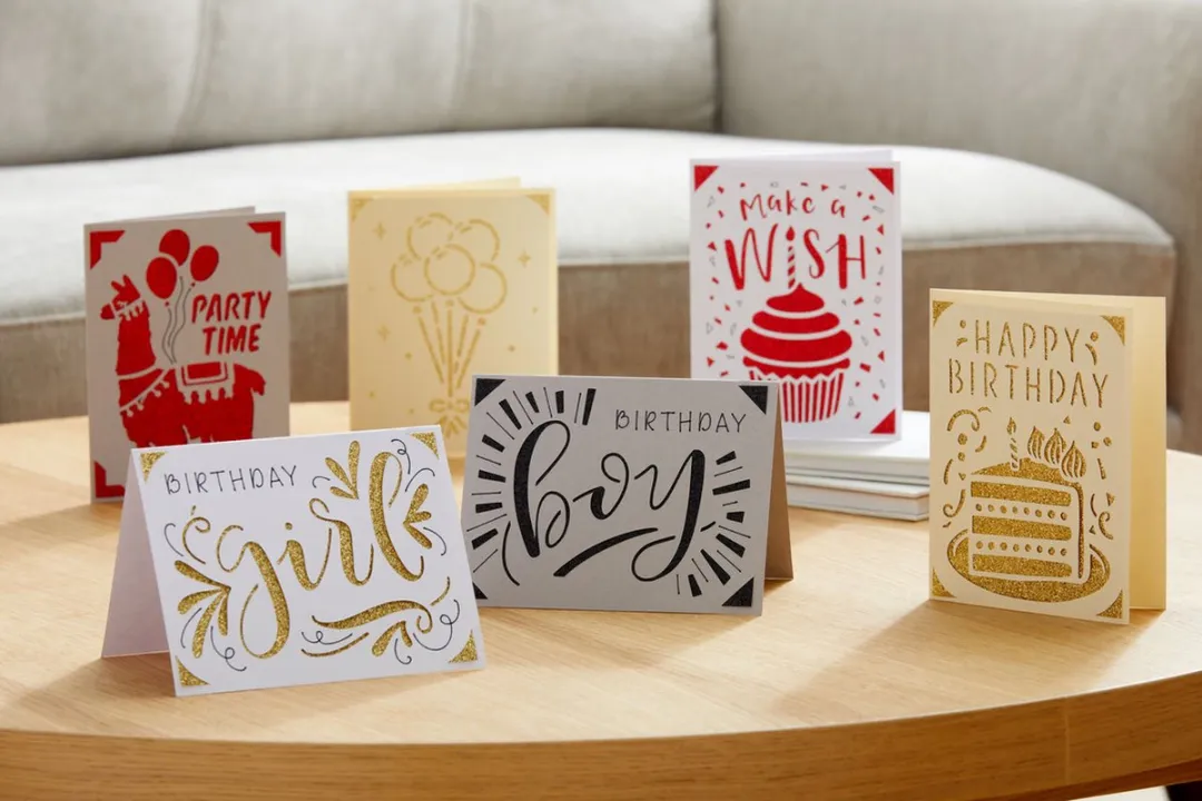Cricut R30 Insteekkaarten met Folie Sensei - 10 Stuks