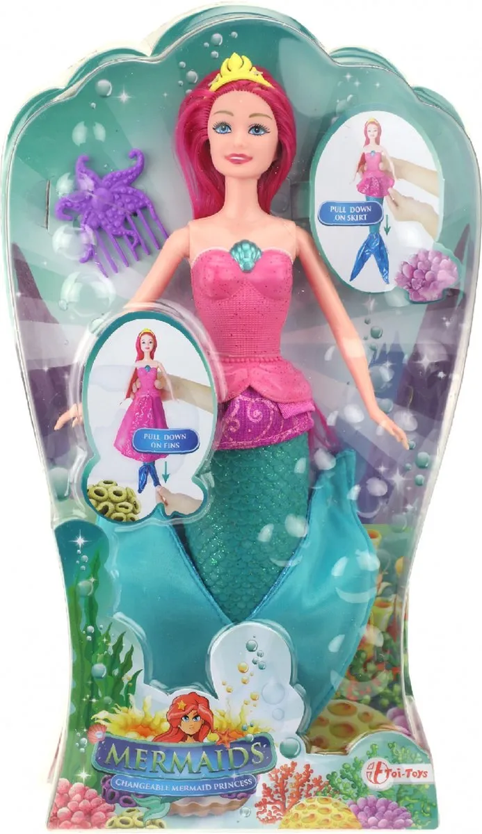 Toi-Toys Zeemeermin Tienerpop - Multi