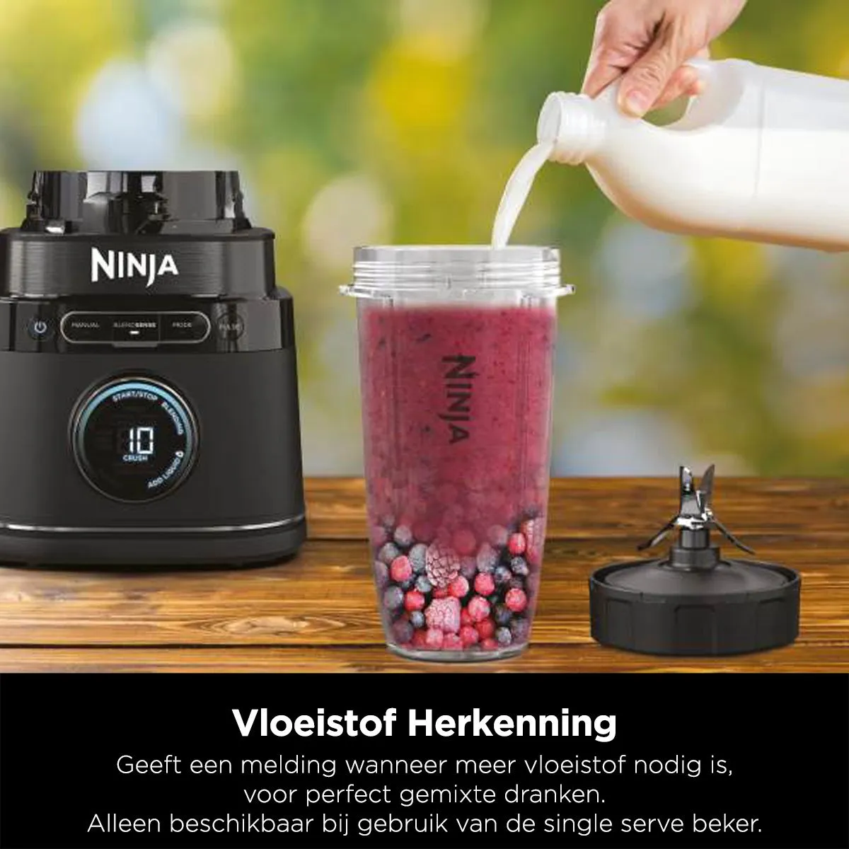 Ninja Detect 3-in-1 TB401EU Foodprocessor - 1200W - Zwart - afbeelding 6 van 6